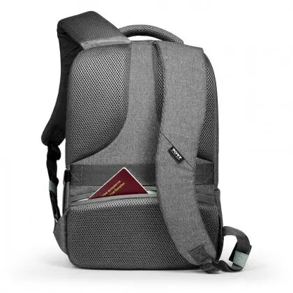 PORT DESIGNS Rucsac Laptop PORT Designs Yosemite Eco XL, 15.6, 18L, Poliester Reciclat, Gri, Husa Ploaie Inclusa, Buzunare Laterale si Frontal