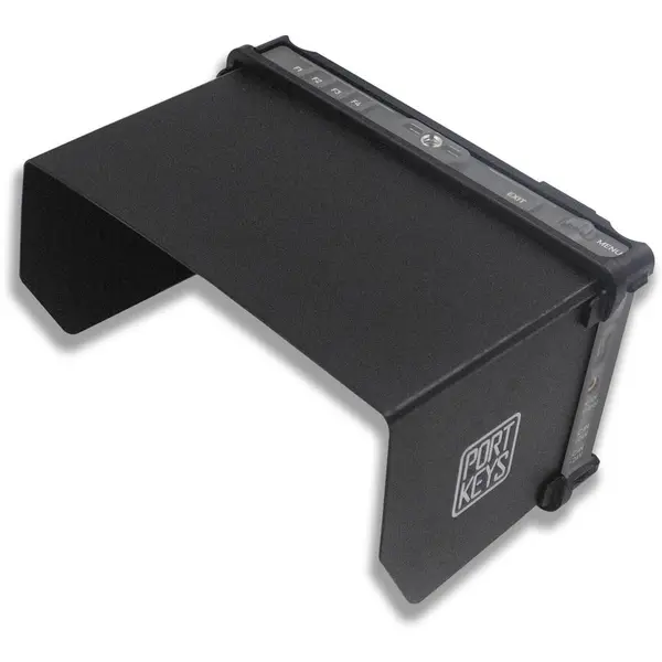 Portkeys Parasolar pentru monitor Portkeys BM7IIDS, reduce reflexiile, dimensiuni 165 x 92 x 102 mm, Negru