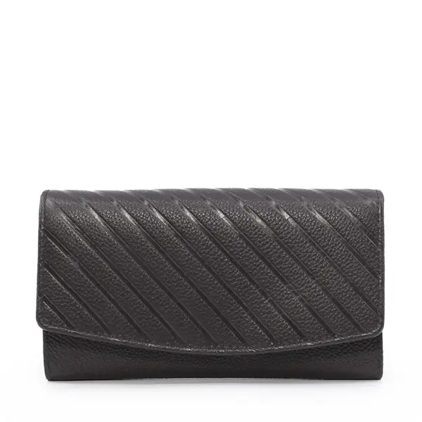 Portmoneu femei Benvenuti negru din piele 263DPU3333N