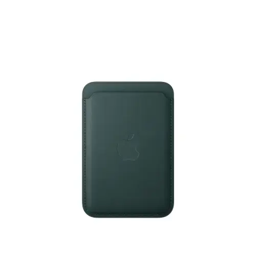 Portofel Apple FineWoven MA6Y4ZM/A pentru iPhone, cu MagSafe (Verde)