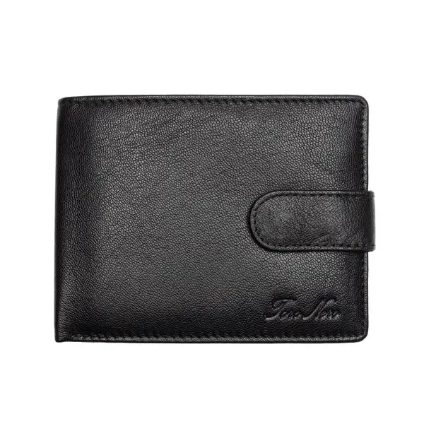 Portofel barbati din piele naturala negru-E VikiY,protectie RFID