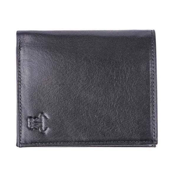 Portofel barbati din piele naturala negru Tower Wallet