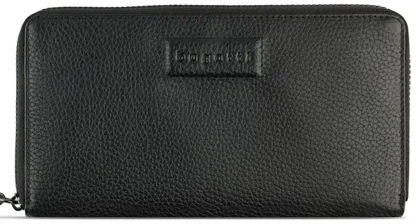 Portofel de dama din piele Bugatti Elsa - С 1 fermoar, negru