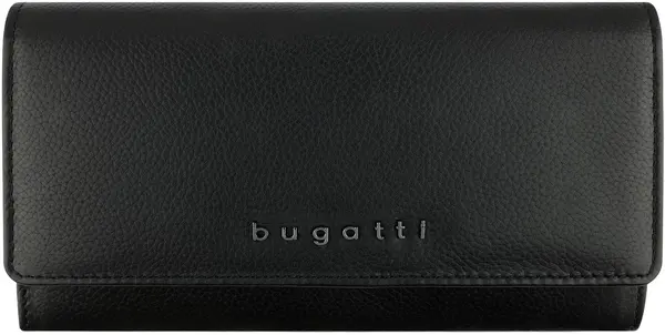 Portofel din piele pentru femei Bugatti Bella - RFID Protecţie, negru