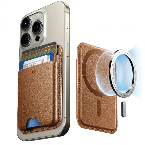 Portofel Magsafe, ESR, Boost, Maro