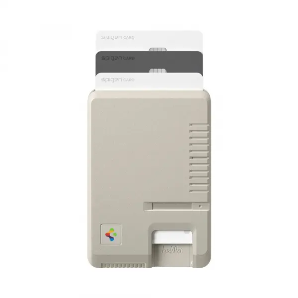 Portofel MagSafe, Spigen, Classic LS, Bej AFA10949