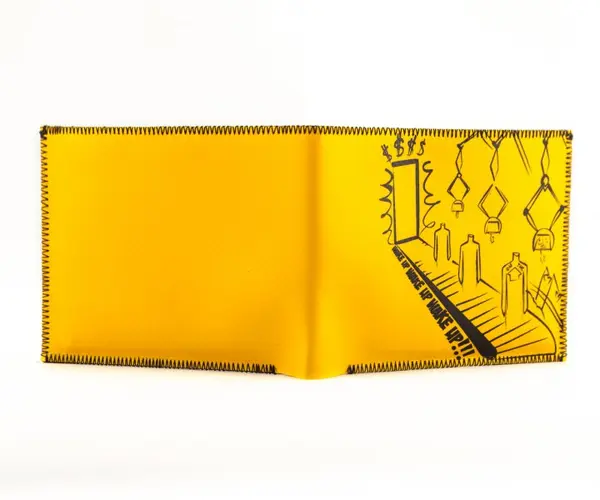 Portofel Slim cu ilustratie - mai multe modele | Upside-down