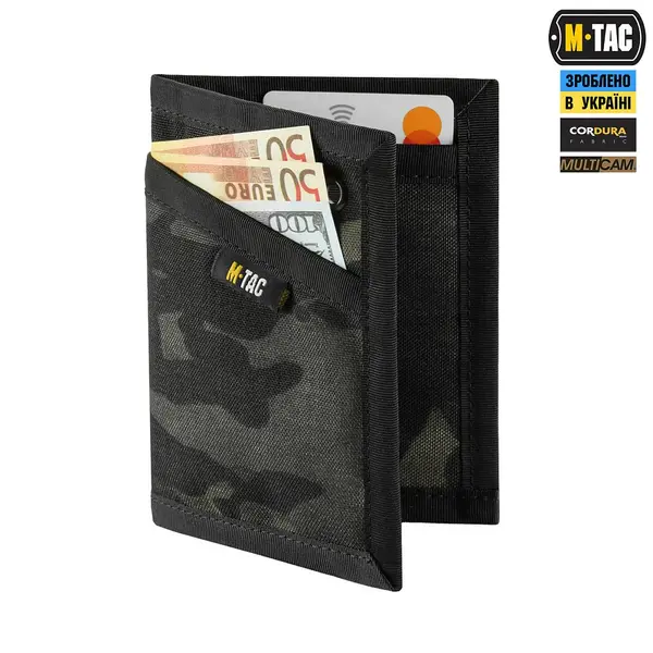 Portofel tactic M-TAC ELITE - MULTICAM BLACK