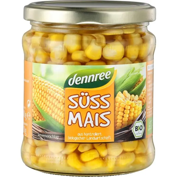 Porumb dulce la borcan, eco - 330 g