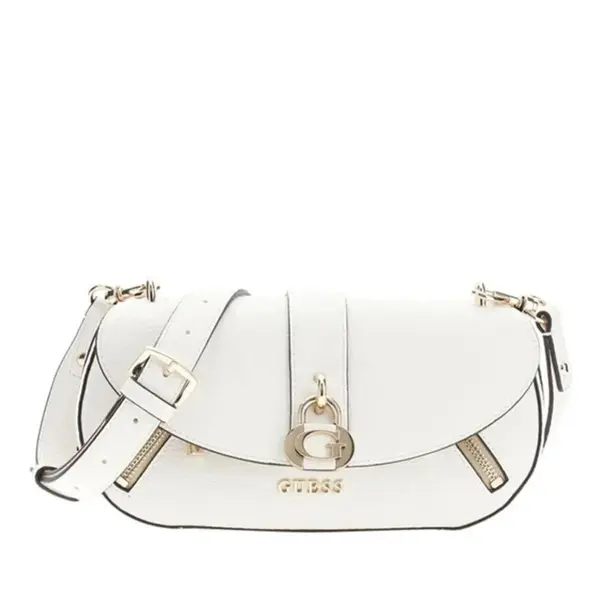 Poșetă crossbody femei Guess Jessa albă 911POSSHWBG8362200A