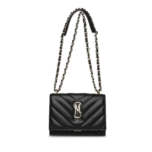 Poșetă crossbody femei Steve Madden Amara neagră 1661possbamara-2n