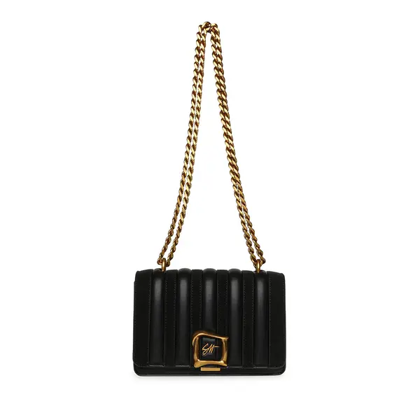 Poșetă crossbody femei Steve Madden Haunt neagră 1661POSSBHAUNTN