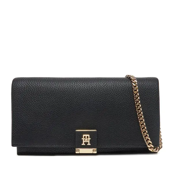 Poșetă crossbody femei Tommy Hilfiger neagră 3421POSS7403N
