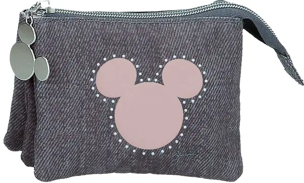 Poșetă pentru copii Joumma - Mickey Studs, 1 fermoar și 3 compartimente