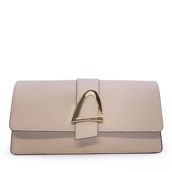 Poșetă satchel femei Luca di Gioia bej din piele 245POSP26113BE