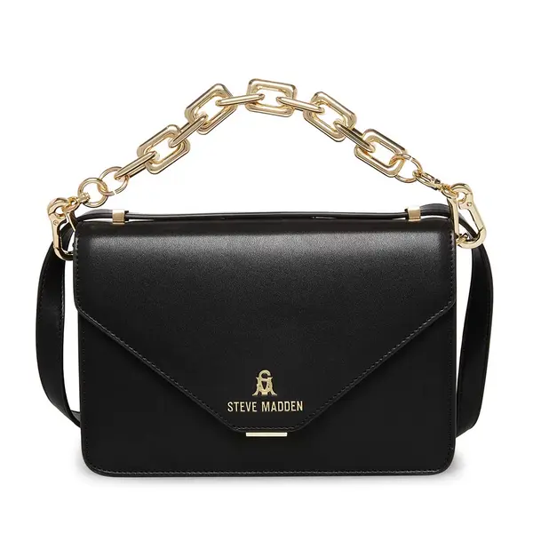 Poșetă tip satchel femei Steve Madden Indio neagră 1661POSSBINDIO-LN