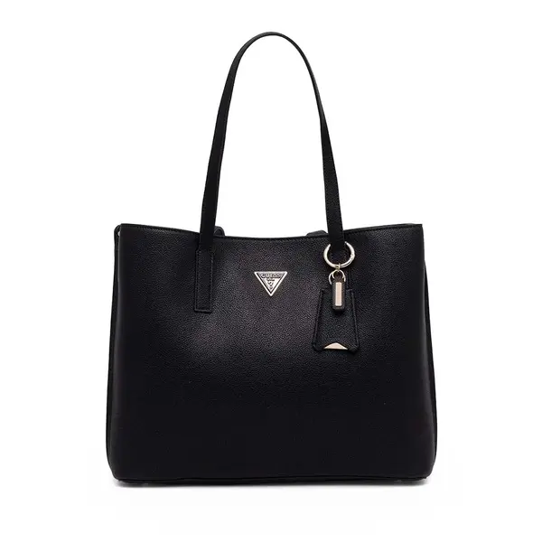 Poșetă tote femei Guess Meridian II neagră 911POSSHWBG6974230N
