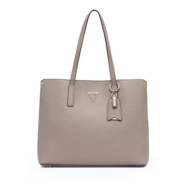 Poșetă tote femei Guess Meridian II taupe 911POSSHWBG6974230TA