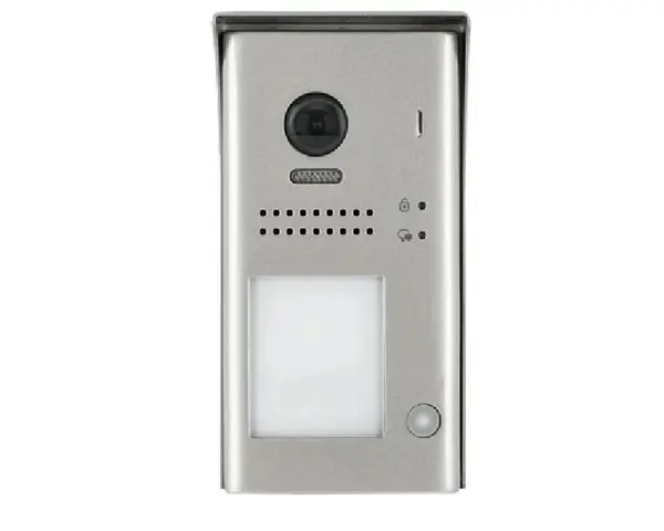 Post de exterior pentru videointerfon, 2 MP, lentila Fisheye, unghi vizual 170 grade, conexiune pe 2 fire, 1 apartament, DT607-ID-S1(v2)
