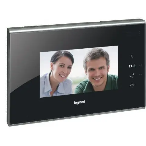 Post de interior 7'' negru Legrand 369315