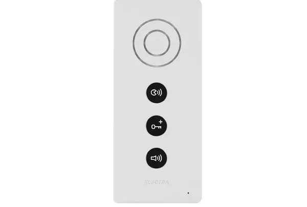 Post de interior interfon Electra PAS.37A, taste touch iluminate, Compatibil cu sistemul Digital PAS.17A si P4S.A91, Seria Mini, Alb