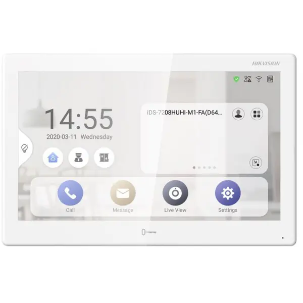 Post interior videointerfon WIFI Hikvision DS-KH9510-WTE1, PoE