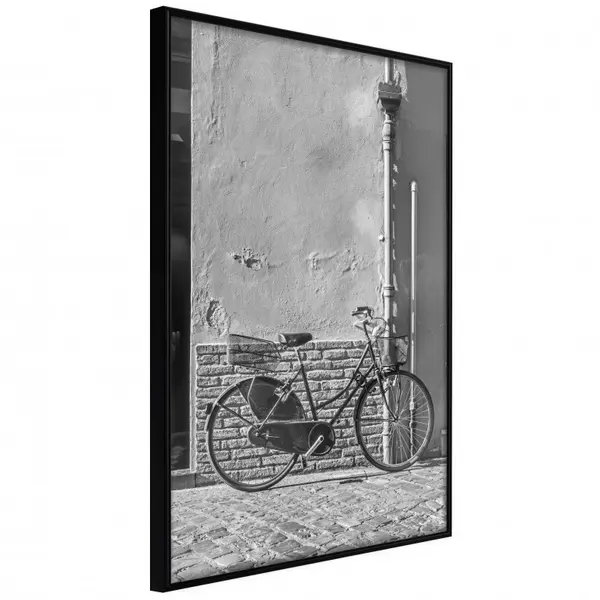 Poster - Bicycle with Black Tires, cu Ramă neagră, 30x45 cm