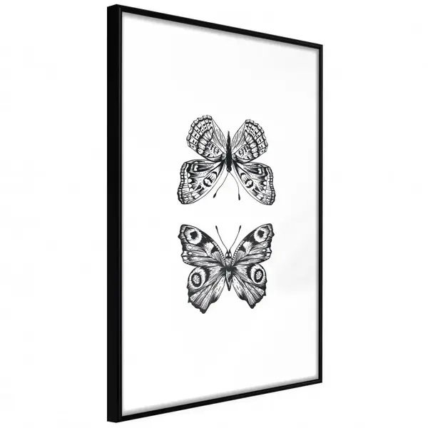 Poster - Butterfly Collection I, cu Ramă neagră, 30x45 cm