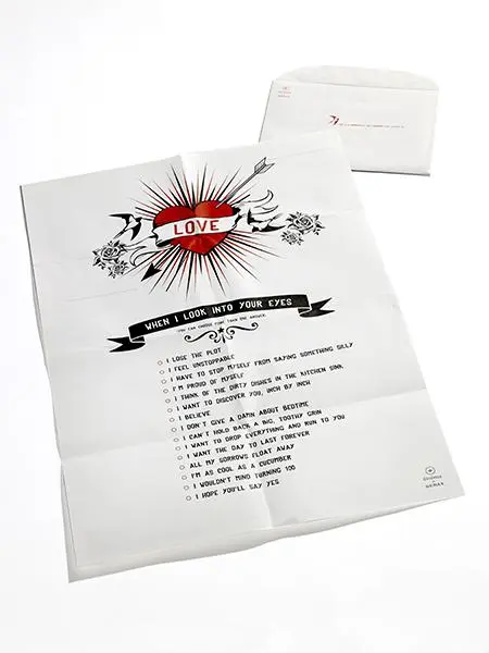 Poster cu plic - Loveletter | Serax