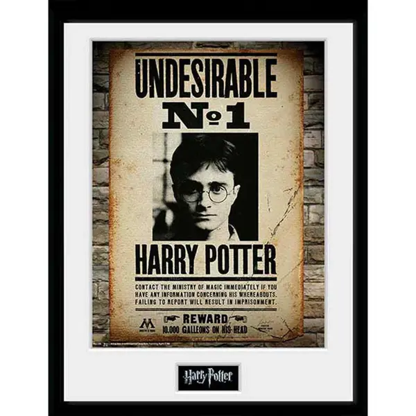 Poster cu Rama Harry Potter - Undesirable No 1 (30x40)