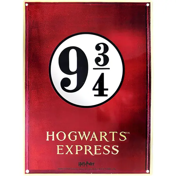 Poster din Metal Harry Potter - Platform 9 3/4 (28x38)