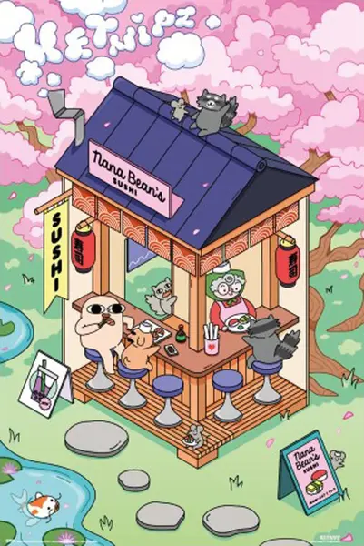 Poster Erik Ad Icons: Ketnipz - Sushi