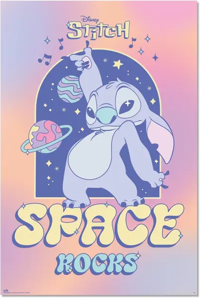 Poster Erik Disney: Lilo & Stitch - Space Rocks
