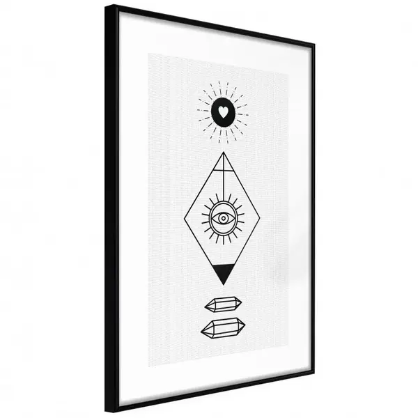 Poster - Intuition, cu Ramă neagră, 30x45 cm