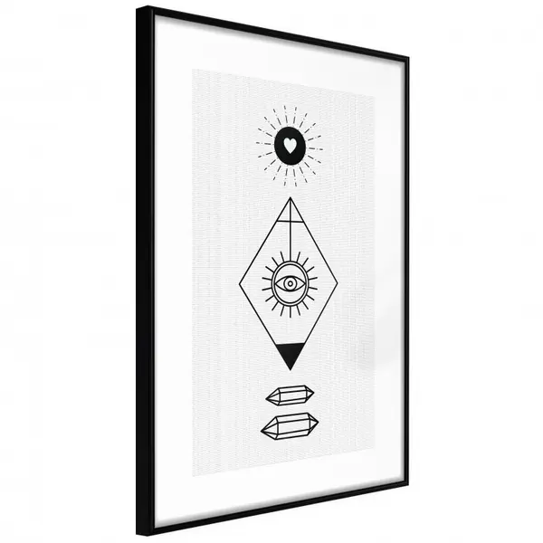 Poster - Intuition, cu Ramă neagră, 40x60 cm