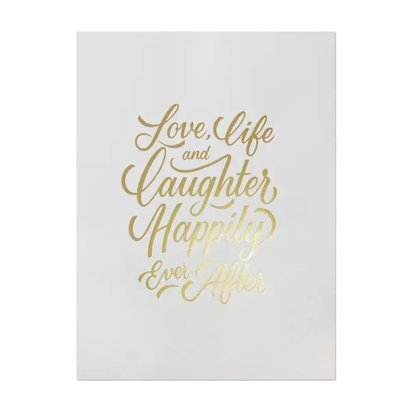 Poster - Love, Life and Laughter | Cardnest