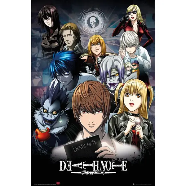 Poster Maxi Death Note - 91.5x61 - Protagonists