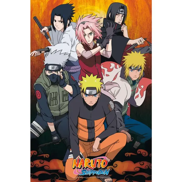 Poster Naruto Shippuden - Group (91.5 X 61)