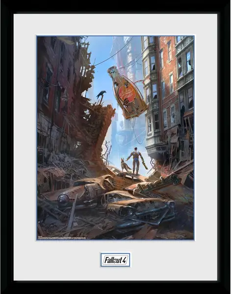 Posterul înrămat GB eye Games: Fallout - Street Scene