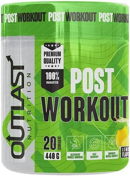 PostWorkout, Lemon, 440 g, Outlast Nutrition