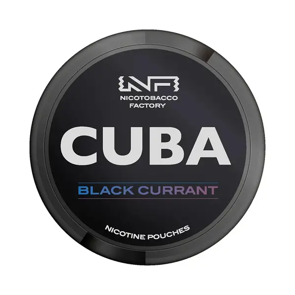 Pouch nicotina Cuba Black - Blackcurrant
