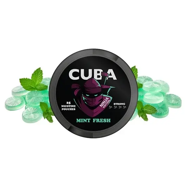 Pouch nicotina Cuba Ninja - Mint Fresh