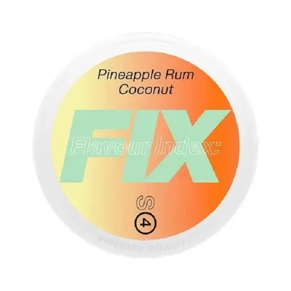 Pouch Nicotina FIX 9.8mg - Pineapple Rum Coconut