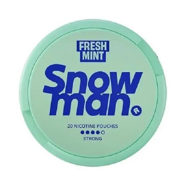 Pouch nicotina Snowman 12mg - Fresh Mint