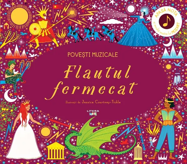 Povesti muzicale. Flautul fermecat. Carte cu sunete