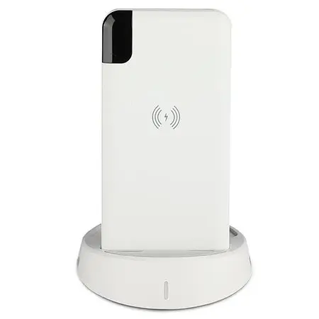 Power bank 8000MAH incarcare wireless - alb V-TAC SKU-8861