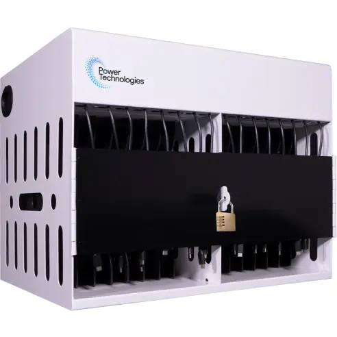 Power Technologies Statie de incarcare Power Technologies AC-Comp-16, pentru 16 device-uri, dimensiune maxima suportata 14 inch, USB-C de 65 W