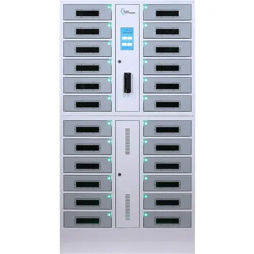 Power Technologies Statie de incarcare Power Technologies SC-Locker-24, pentru 24 device-uri, dimensiune maxima suportata, metal 14 inch