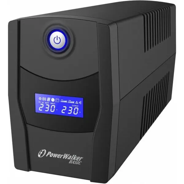 Power Walker Sursa UPS PowerWalker Line-In 600VA STL FR 2x PL 230V, USB, RJ1