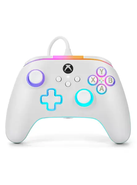Powera Advantage Wired Controller Lumectra White
